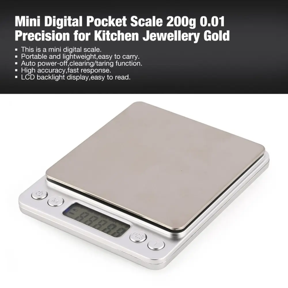 

Mini Digital Pocket Scale 3000g 0.1g Precision g/ozt/dwt/ct/oz/gn for Kitchen Jewellery Pharmacy Tare Weighing Weight Measure