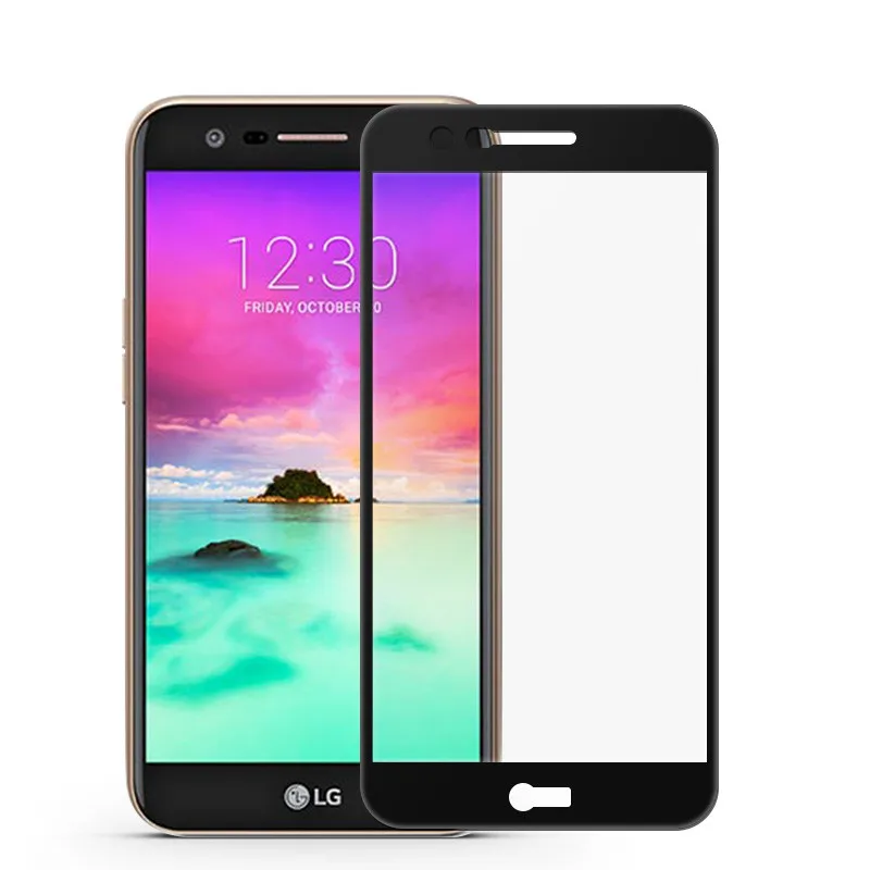 Для LG K10 2017 M250N M250 N M 250 X400 5 3 дюйма полное покрытие закаленное стекло Защита экрана