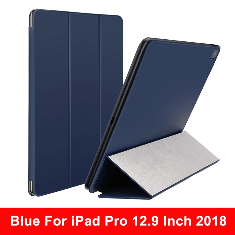 Чехол Baseus для iPad Pro,, 11 дюймов, магнитный, автоматический режим сна, пробуждение, умный защитный чехол из искусственной кожи, чехол для Apple iPad Pro 12,9 - Цвет: Blue 12.9 Inch