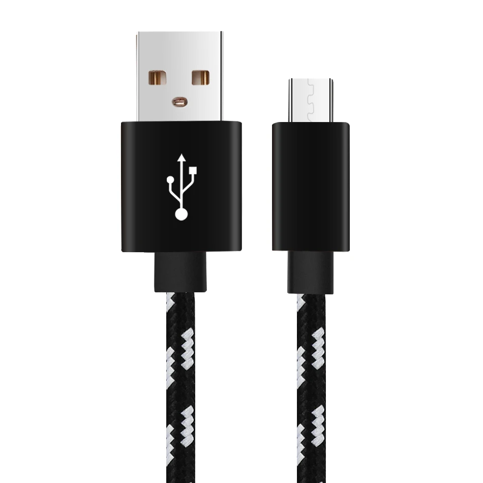 1 м/2 м/3 м Плетеный Micro USB быстрой зарядки Тип Кабеля C шнура синхронизации сотовый телефон аксессуар Связки зарядный кабель 100 шт./лот