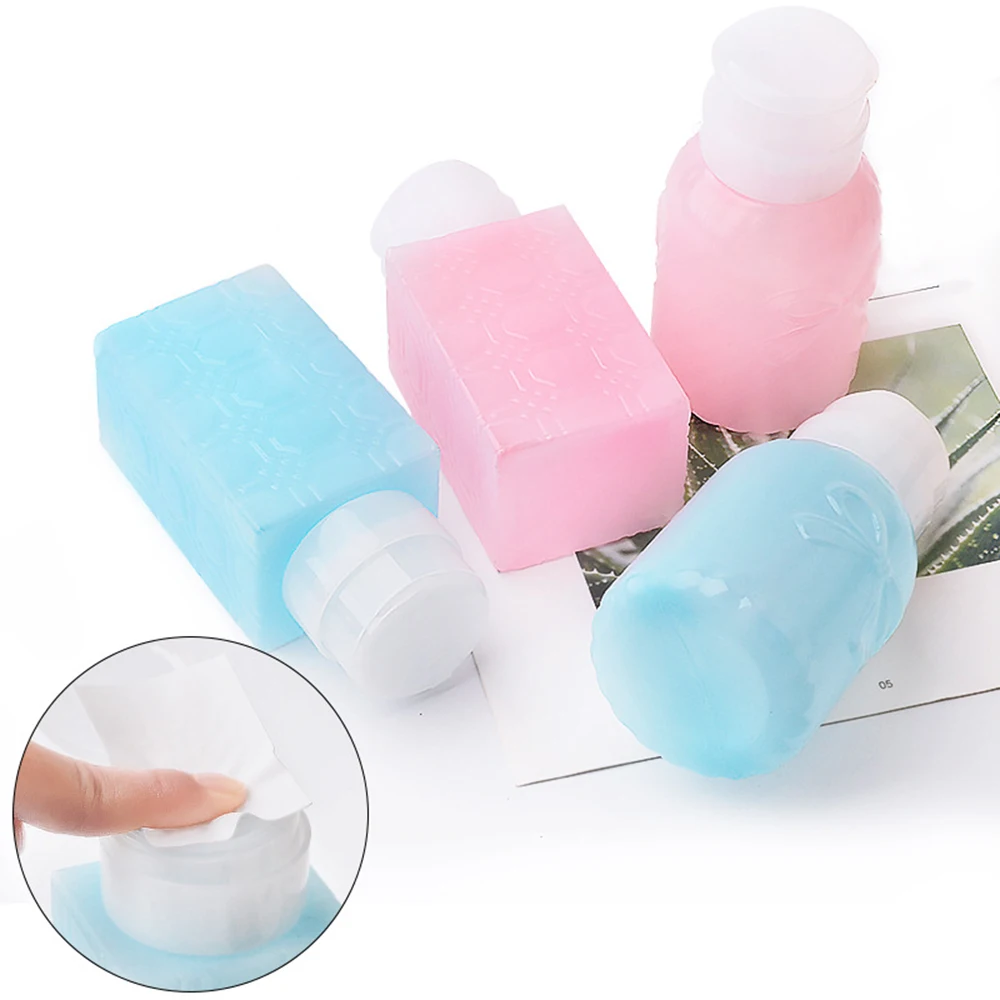 

100ml Pump Dispenser Nail Art Polish Wash Remover Alcohol Liquid Cleaner Empty Plastic Press Pump Bottle Nail DIY Manicure Tools