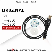 И TYT TH-9800 TH-7800 USB Кабель для программирования+ CD качественная TYT Автомобильная рация Кабель для программирования