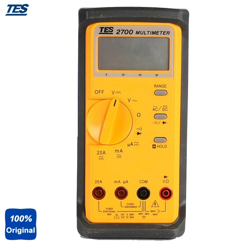 LCR Digital Multimeter 3200 Count LCD with Analog Bar graph TES2712in