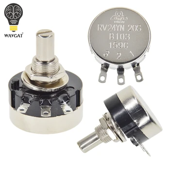 

Free Shipping RV24YN20S B103 10K ohm Potentiometer