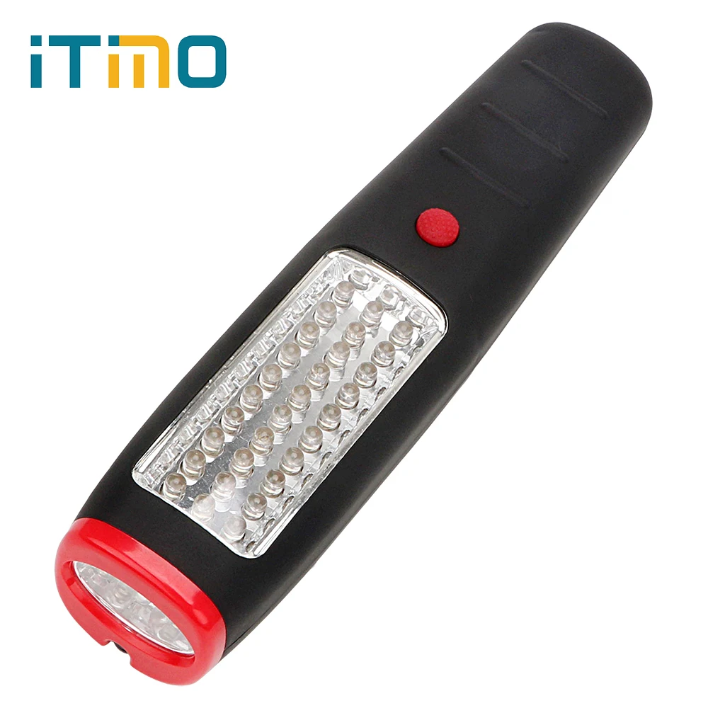 

ITimo Magnetic Work Light 37 LEDs Flashlight with Hook Portable Lantern 3 Modes Hanging Lamp for Hiking Camping Garage Workshop