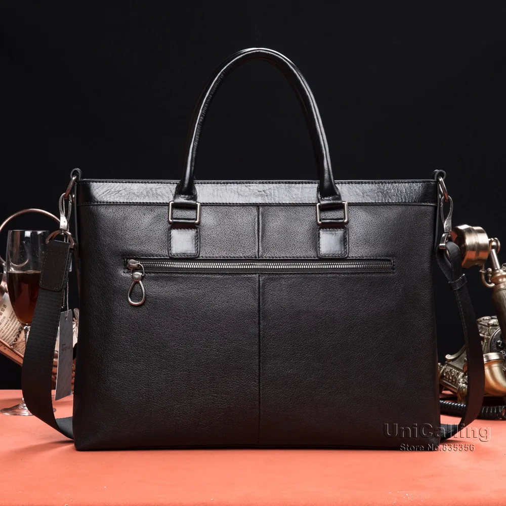 Мужская сумка Роскошный бренд модный мужской кожаный портфель высококачественный кожаный мужской портфель бизнес ноутбук Компьютерная сумка