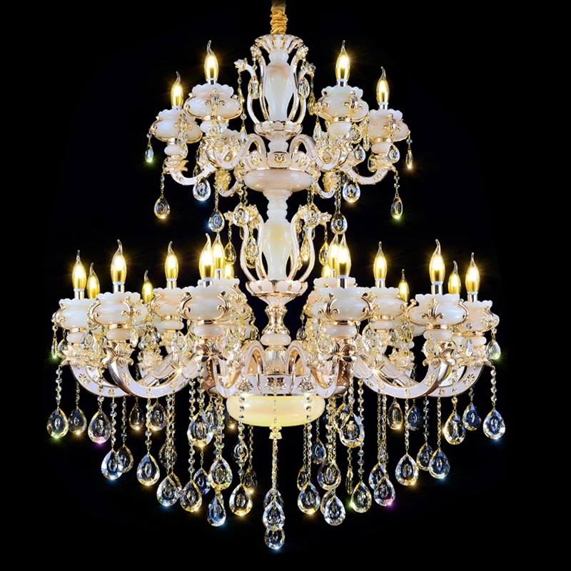 European Style Chandeliers Led Crystal Chandelier Ceiling Gold European Style Chandeliers Led Crystal Chandelier Ceiling Gold Luxury Large Light Flush Mount Lamp In From Lights