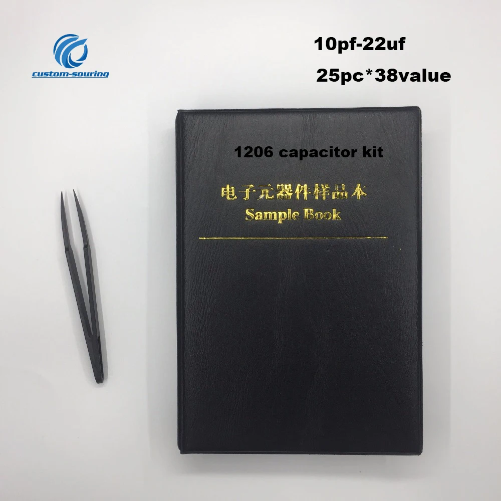 Бесплатная доставка 950 шт. 1206 smd комплект конденсаторов 10pf-22uf набор 38 значений * 25 |