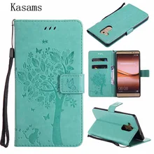 Чехол с 3D деревом для huawei mate 7 8 9, чехол для телефона huawei mate 7 mate 8 mate 9 из искусственной кожи, чехол-кошелек с магнитной застежкой и подставкой