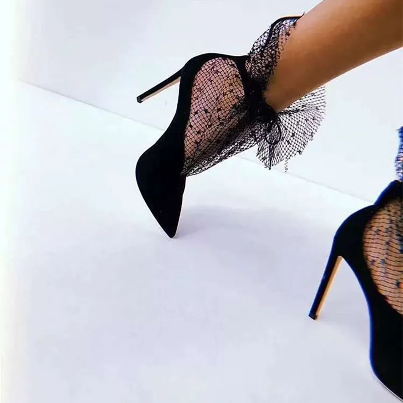 sexy lace shoes