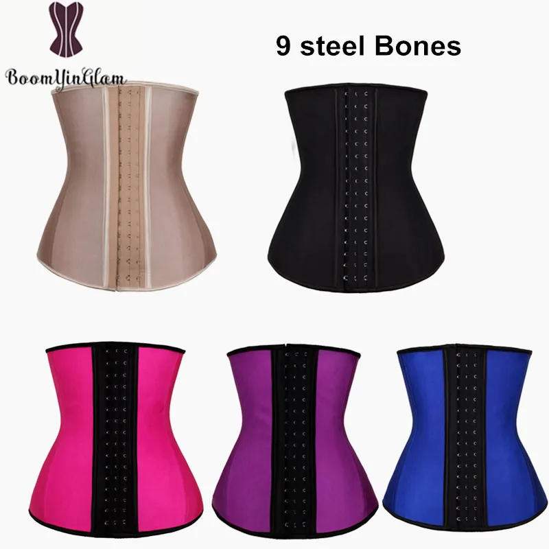 2841 High quality women 9 steel boned corset Intimate body shaper