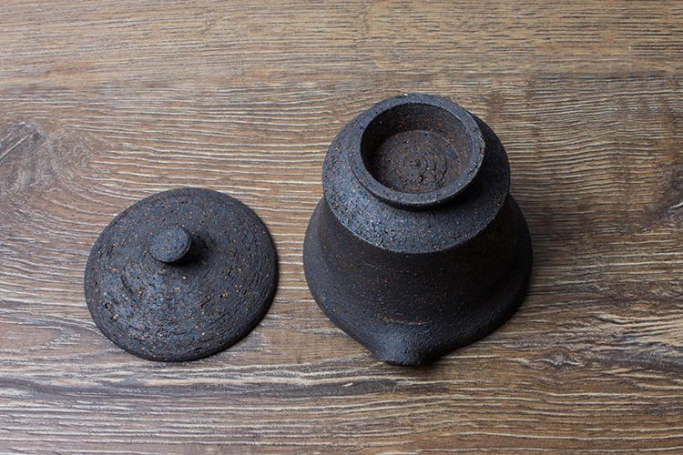 200 мл японский Винтаж грубая керамика чайный горшок чайный набор кунг-фу Gaiwan чайная Чаша Пуэр Чайная супница чайник креативный керамический домашний декор