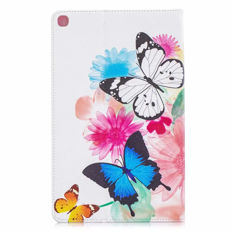 Для Samsung Galaxy Tab A 10 1 T515 T510 2019 Чехол книжка из искусственной кожи с рисунком и