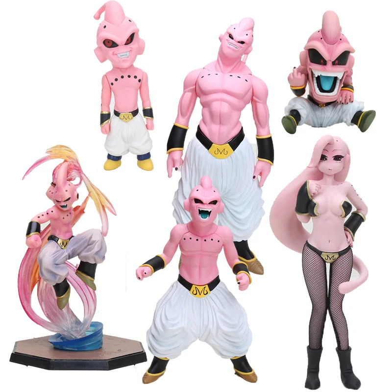 Аниме Dragon Ball Z super saiyan Majin Buu girl Boo evil Buu ПВХ фигурка Коллекционная модель игрушка Dragon Ball