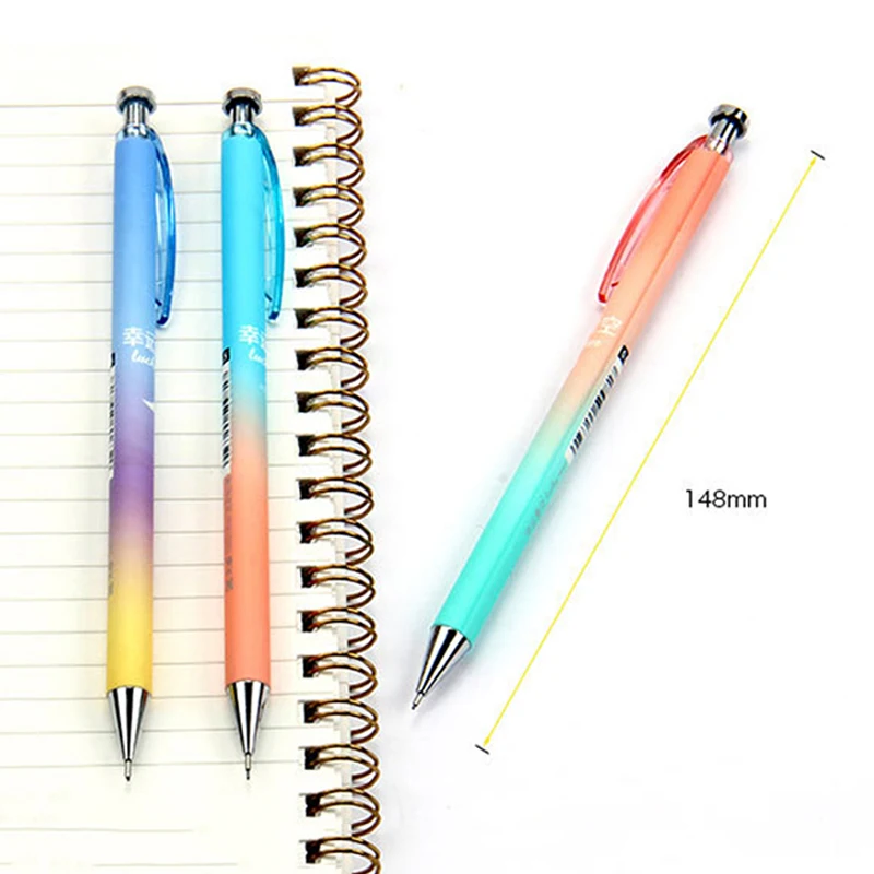 3 шт./партия, креативный механический карандаш Moon Star Sky, милые пластиковые автоматические карандаши для рисования, детские подарки, канцелярские товары