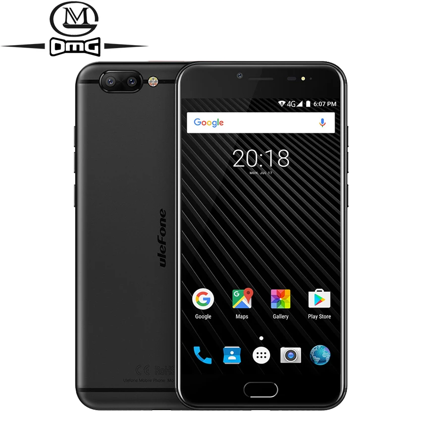 

Ulefone T1 Dual Rear Camera Mobile Phone Android 7.0 Helio P25 Octa Core RAM 6GB+ROM 64GB 5.5" 16MP Fingerprint 4G Smartphone