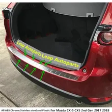 Для Mazda CX-5 CX5 2nd Gen 2017 2018 автомобиль из нержавеющей стали сзади педаль дверь накладка Рамки снаружи порог магистральные 1 шт.