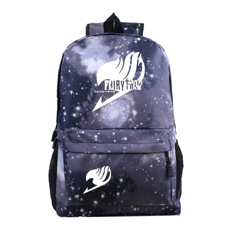 Красивый рюкзак "Хвост Феи" для мальчиков и девочек, школьный рюкзак Mochila для мужчин и женщин,, рюкзак для ноутбука, рюкзак для подростков
