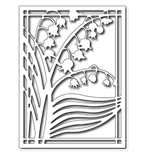 

HamyHo Flower Silhouette Metal Steel Cutting Dies Stencil for DIY Scrapbooking Paper/photo Card Embossing New Dies for 2019