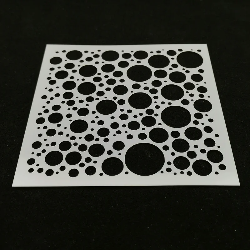 

13*13 New round pvc Layering Stencils for DIY Scrapbooking/photo album Decorative Embossing DIY Paper Cards Crafts