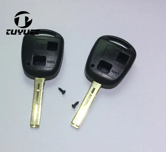 2 Buttons Toyota remote key sehll TOY48 short blade (20)-2