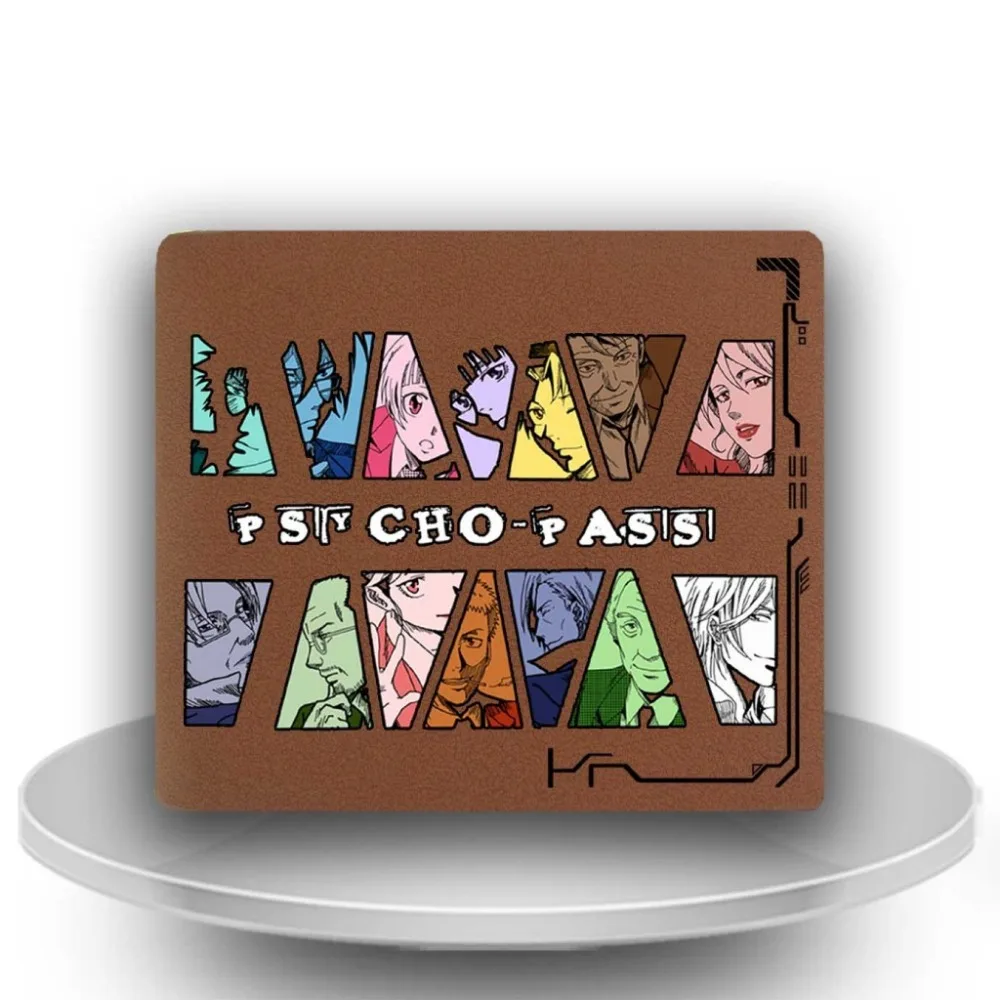  Japanese Cartoon Psycho-Pass/DOTA Short PU Leather Wallet High Quality Student Purse Good choose of