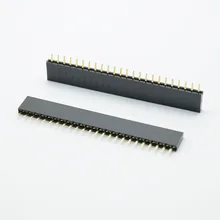 10 шт. 1X24 шпильки Однорядный прямой штыревой разъем 2,54 мм шаг полосы разъем 140 24 p 24PIN для PCB arduino