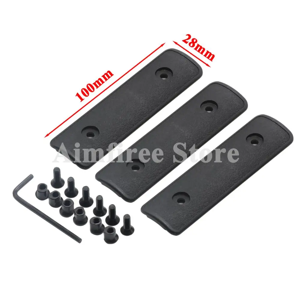 Hunting Rifle Mounts 3pcs//set 4/" Keymod Rail Panel Handguard Cover Protectors