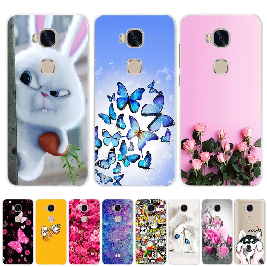

Case For Huawei Honor 5X 5 X Case Cover Soft Silicone Coque for Huawei GR5 Phone Case Fundas for Huawei Honor 5X KIW-L21 Cover