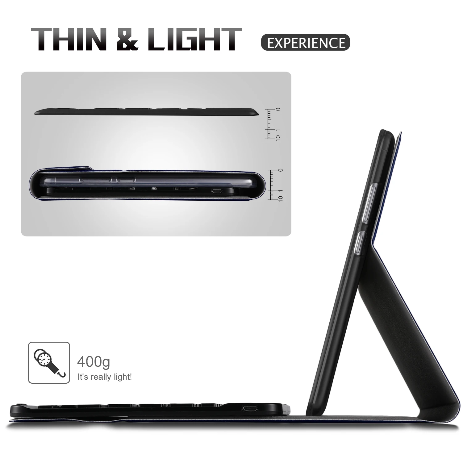 2in1 Чехол для huawei Mediapad M5 Lite 10 Bluetooth клавиатура (Германия версия) кожаный чехол