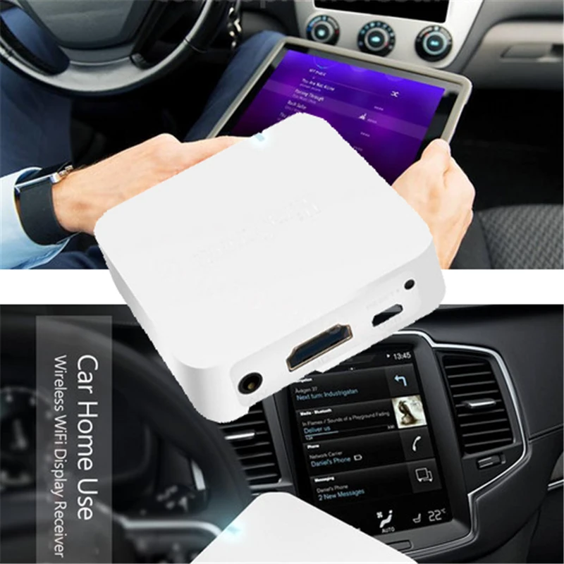 Новая мода автомобиля WiFi Дисплей Зеркало Ссылка Коробка адаптер Miracast ключ Airplay
