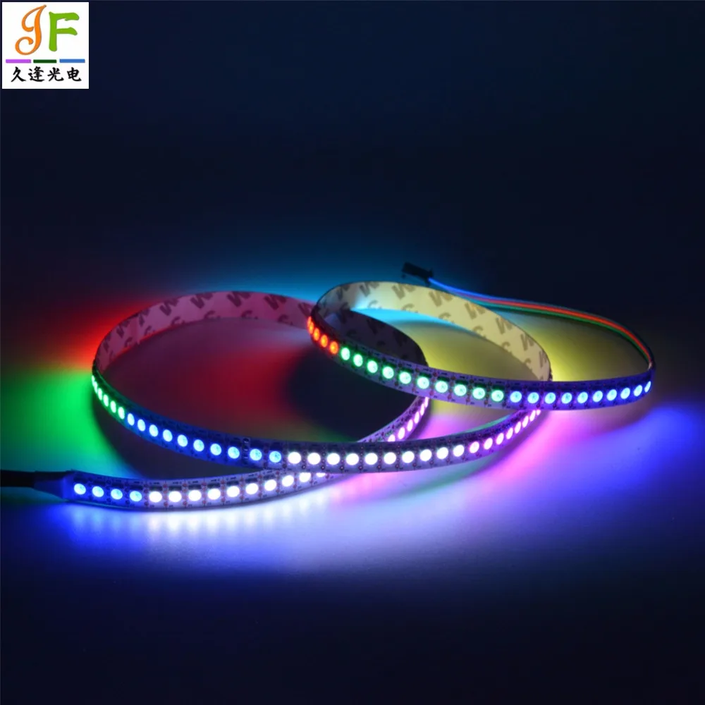 Светодиодная лента SK9822 1 м цифровая аналогичная ws2801 144 светодиода/м adalight IP20 белая