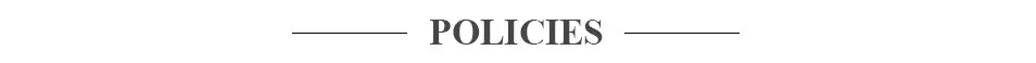 POLICIES