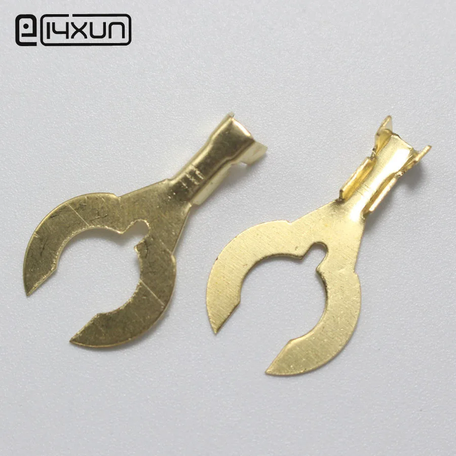

20pcs 8mm Round Type Male Spade Terminal Y Cooper Splice Crimp Wire Terminals for Car Connector