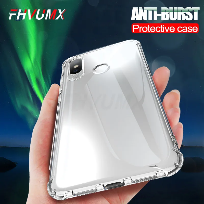 

Transparent Anti-knock Soft Cover Case For Xiaomi Redmi 4X 4A 5A 6 6A 6 Pro Clear Silicone Cases Redmi Note 5A 5 6 Pro Case Bag