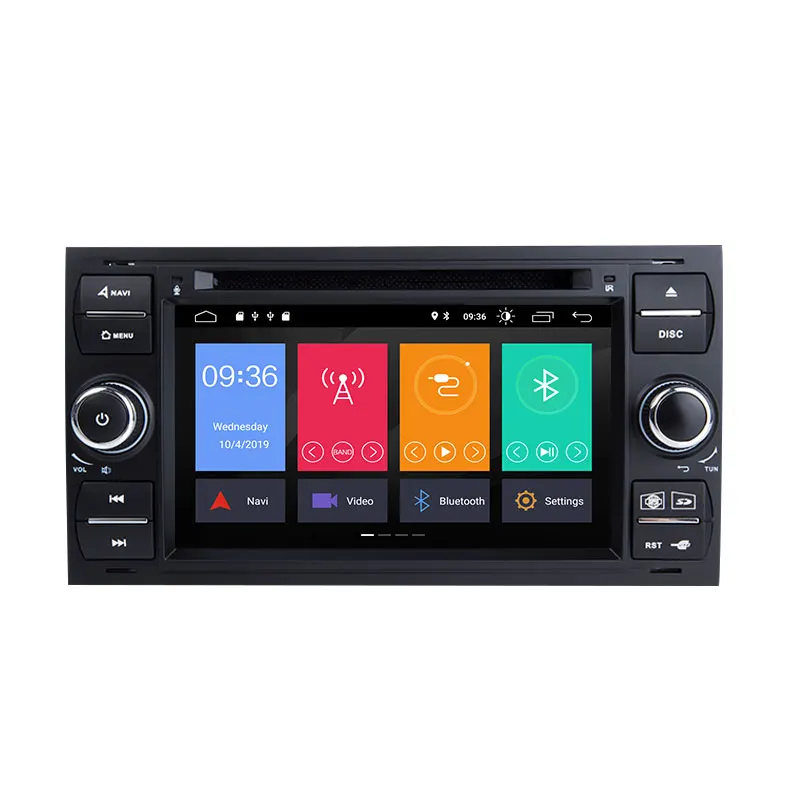 Discount Autoradio Double Din Android Car DVD GPS Player for FORD Focus II C-Max S-Max Galaxy Fusion Transit Multimedia Stereo Navi DSP 1