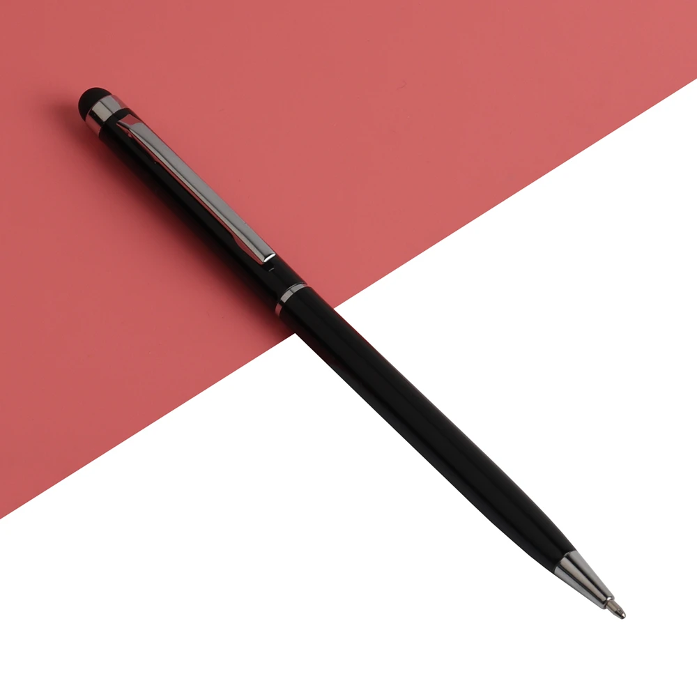 2-in-1 Rose Gold Crystal Metallic Capacitive Touch Screen Stylus /& Ballpoint Pen