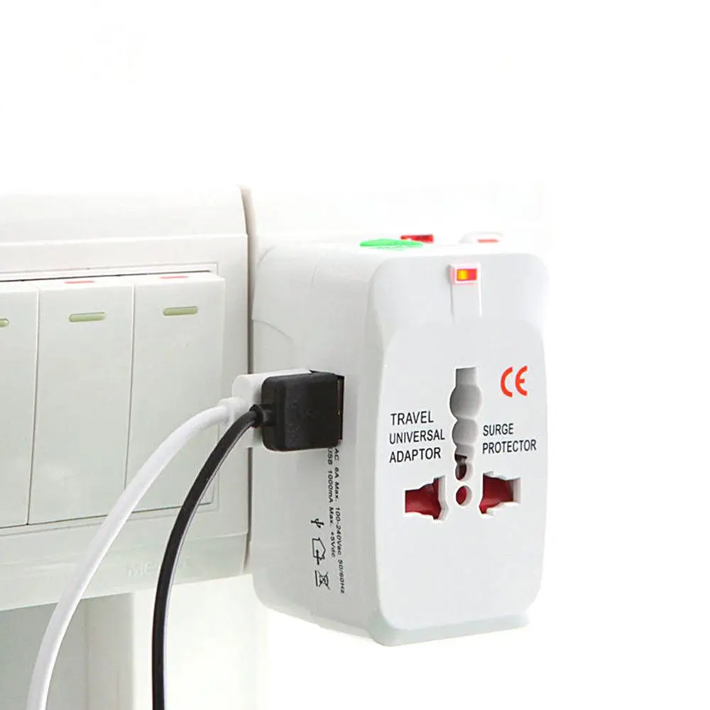 2 Порты usb Универсальное зарядное Мощность Зарядное устройство зарядный адаптер штепсель-переходник AU UK US EU адаптер 4-в-1 для мобильного телефона Зарядное устройство
