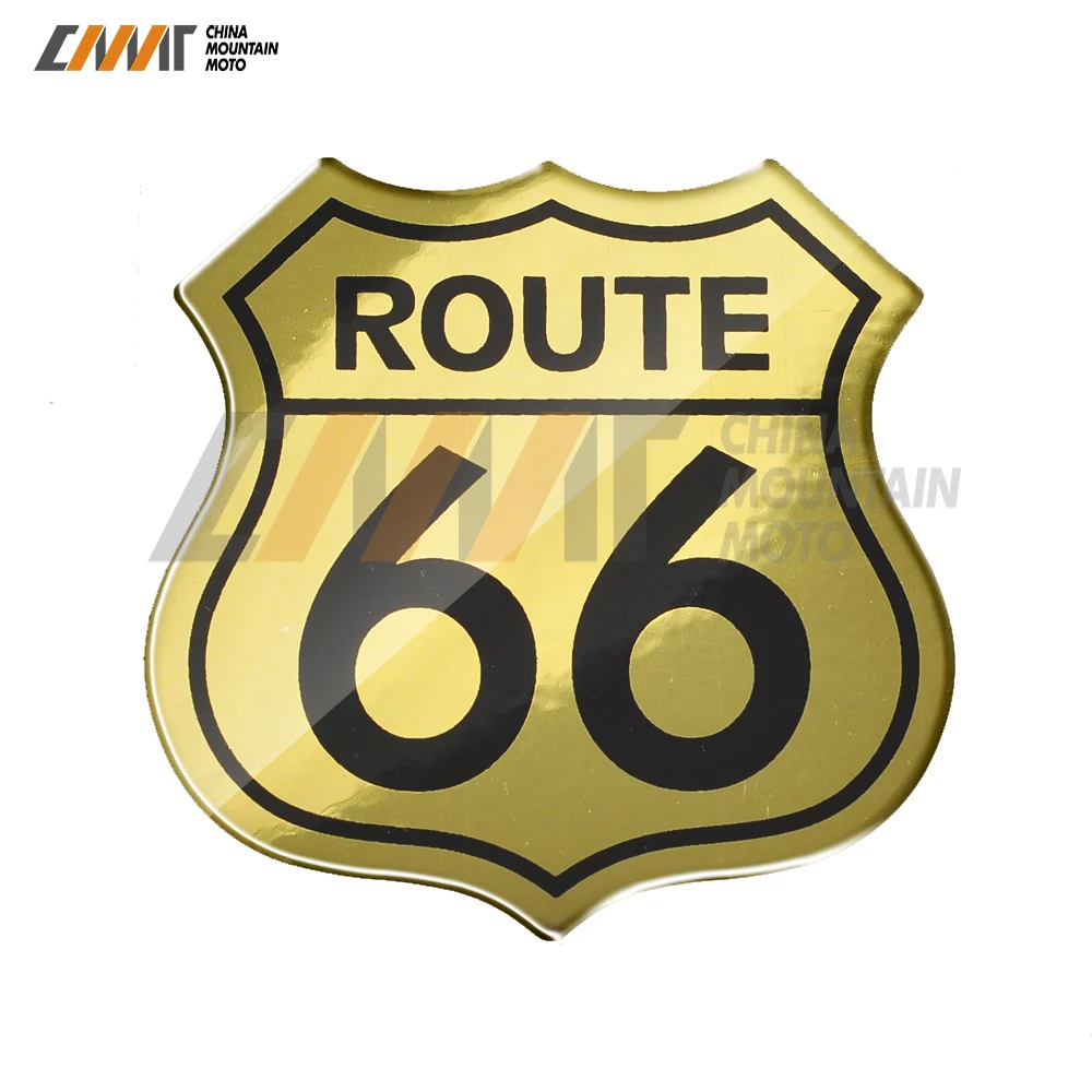 3D мотоцикл наклейка Америка US Route 66 стикер чехол для Harley Touring Electra Road Glide King BMW GS S1000 наклейки с индийской тематикой