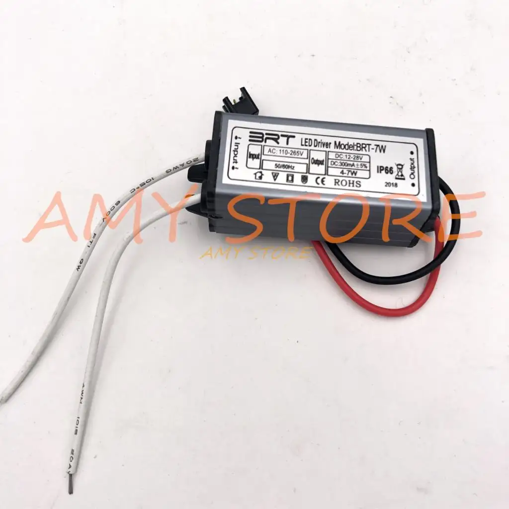 Вход AC 110-265 V Выход DC 12-28 V 300mA (4-7) x1W светодиодный свет лампы Драйвер Питание конвертер оранжевый или ленты