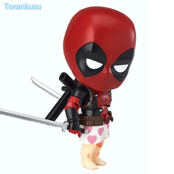 Deadpool Action Figure X Men Wade Winston Nendoroid 662# PVC Figure Toy 100mm Anime X-men Superhero Collectible Model Doll