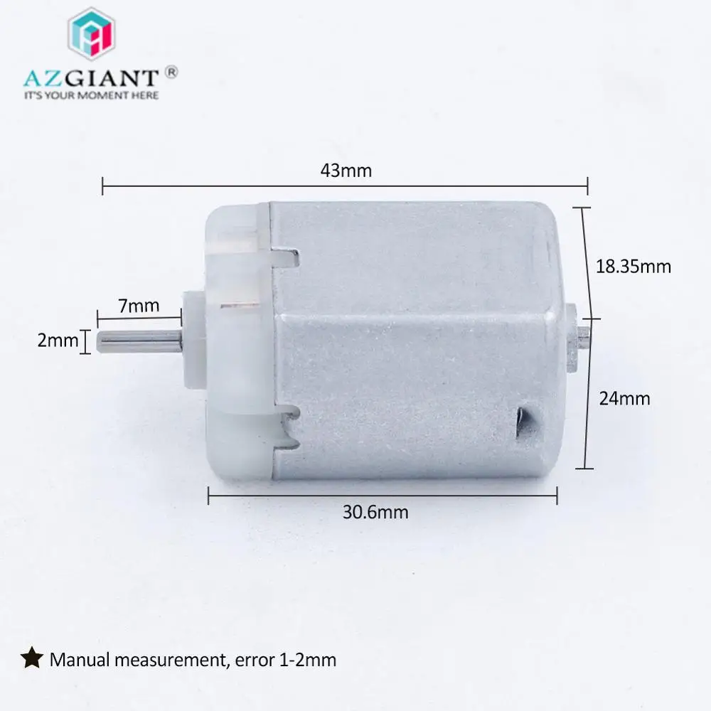 

8-16V FC 280PC SC 22125 Micro DC car Door Lock motor Rearview Mirror Motor High Speed Lock Actuator Motor FC-280PC-22125