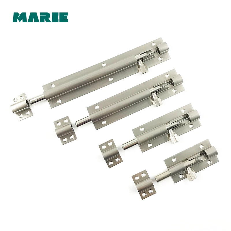 Brass Hidden Door Bolt Security Guard Door Latch Sliding Lock Bathroom Bolt Dust Proof Tube