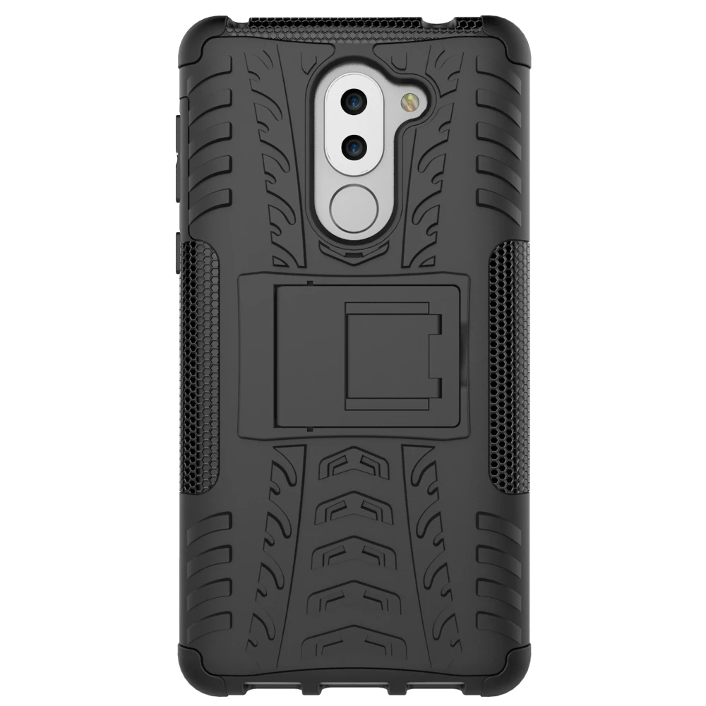 Для Huawei Honor 6X 6 X BLNAL10 PC + Силиконовый двухслойный противоударный армейский прочный