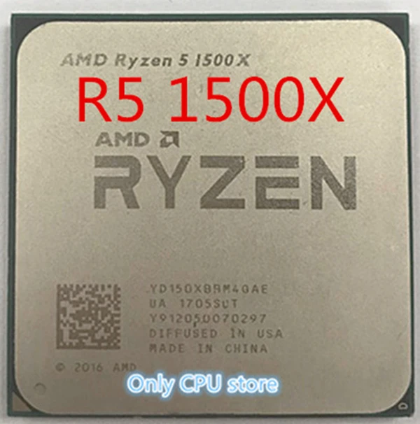 

AMD Ryzen R5 1500X CPU Processor 4Core Socket AM4 3.5GHz TDP 65W 18MB Cache 14nm DDR4 Desktop Free Shipping