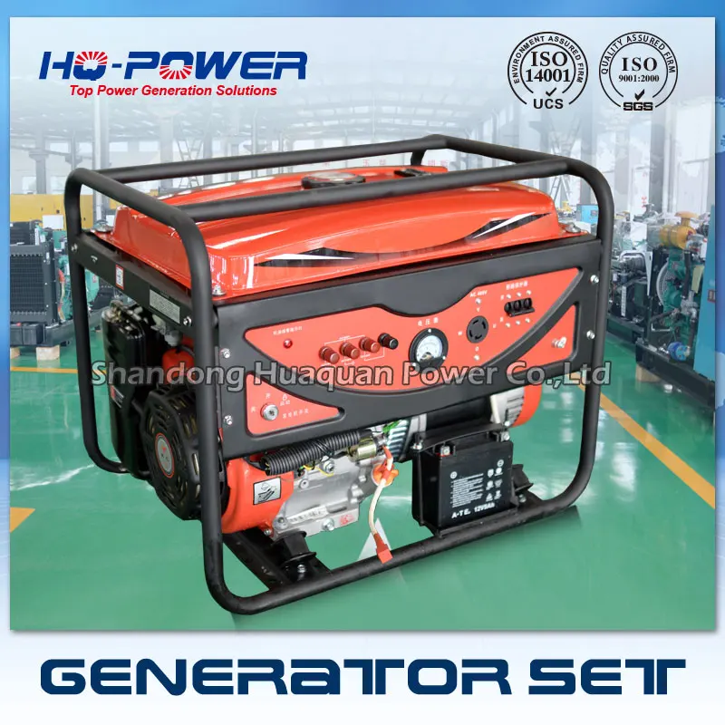 electric start 5kw portable small power generator electric start 5kw portable small power generator