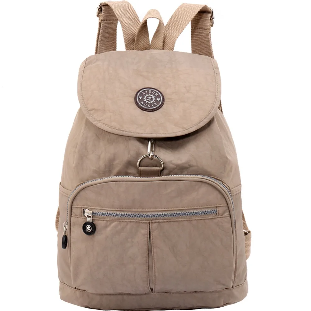 2016 Fashion Design Women Bags Durable Nylon bagpack Washable Light