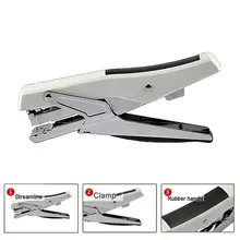 Мини портативные ручные щипцы степлер офисные школьные принадлежности для 20 листов бумаги