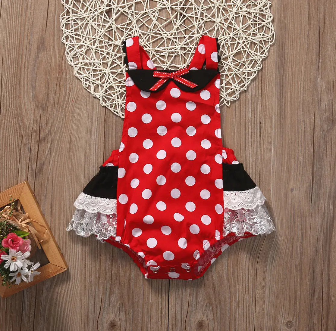 2017 New Summer Newborn Baby Girl Cotton Sleeveless Bodysuit Jumpsuit