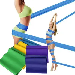 1,5 м Прочный Йога Пилатес Резина Стретч Сопротивление Группы Упражнение Фитнес группа пояса (разные цвета)
